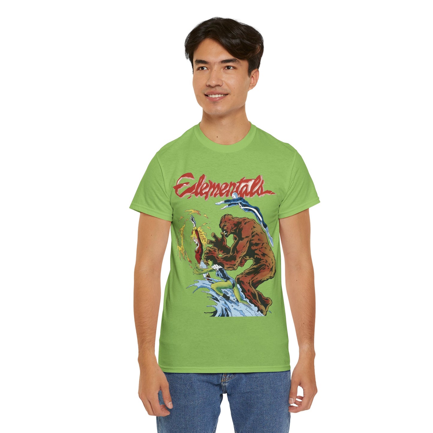Elementals T-Shirt - Morningstar, Vortex, Fathom, Monolith - Comico Comics