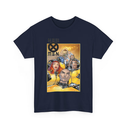 New X-Men T-Shirt - Frank Quitely Art - Cyclops, Jean Grey, Wolverine, Emma Frost, Beast, Professor X - Grant Morrison Run - Marvel Comics