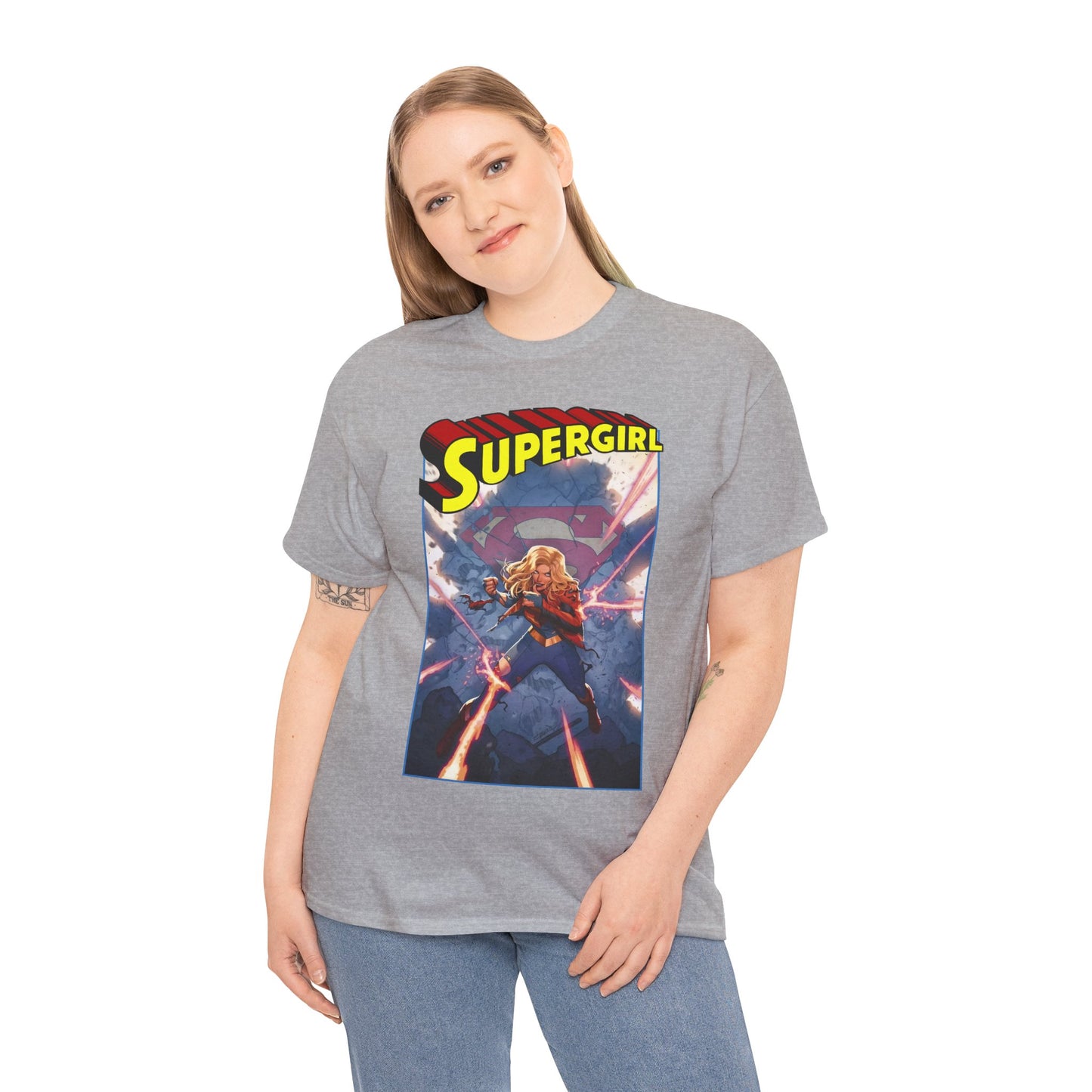 Supergirl T-Shirt - Jamal Campbell Art - DC Comics - Maid of Might, Kara - Upcoming 2026 Movie - James Gunn
