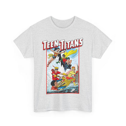 Teen Titans T-Shirt - John Byrne Art - Robin, Wonder Girl, Kid Flash, Speedy, Aqualad - DC Comics