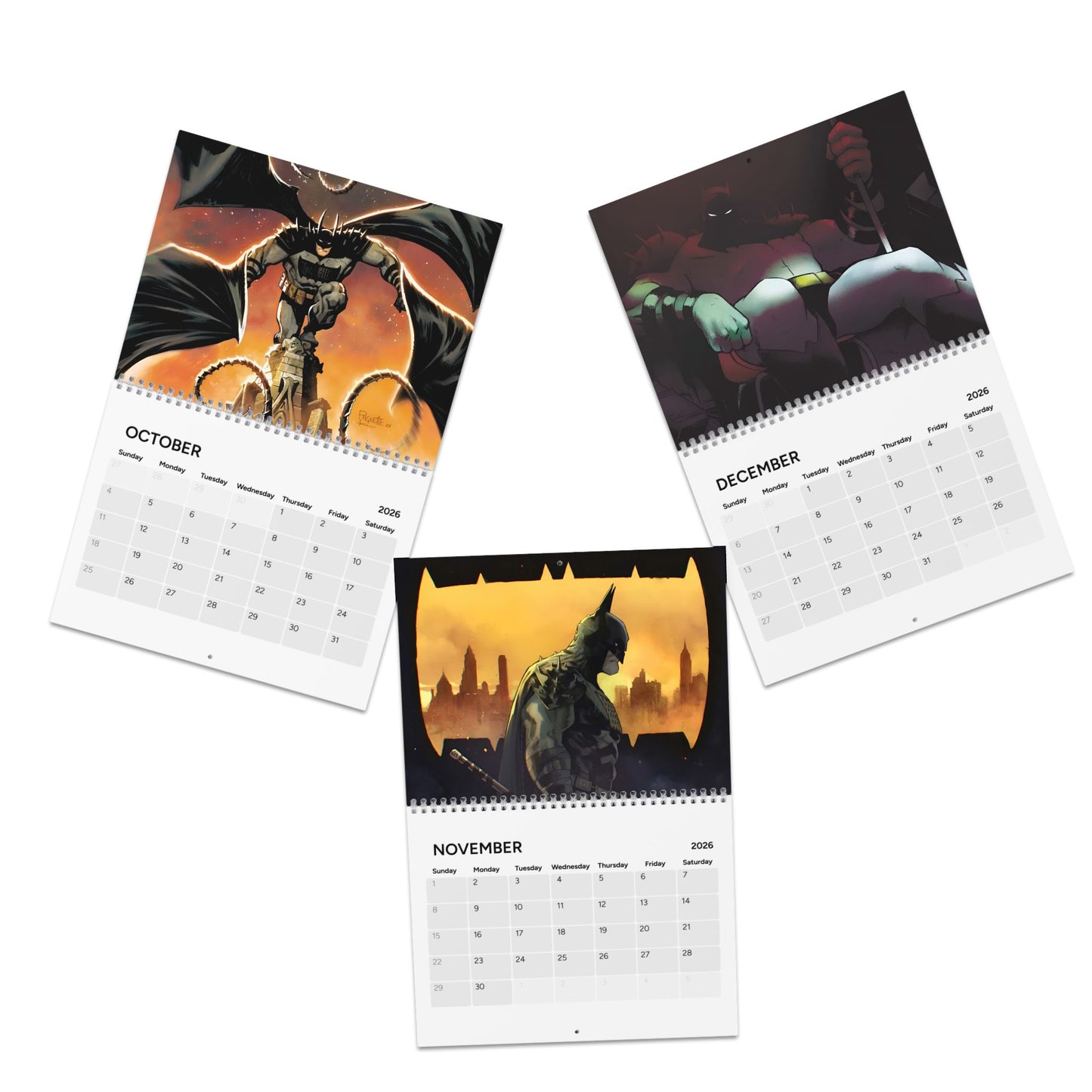 Absolute Batman Calendar (2026) - DC Comics All-In - Bruce Wayne, Gotham City - Scott Snyder Series