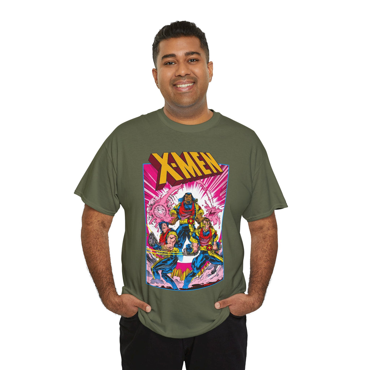 X-Men T-Shirt - Whilce Portacio Art - Bishop - Marvel Comics