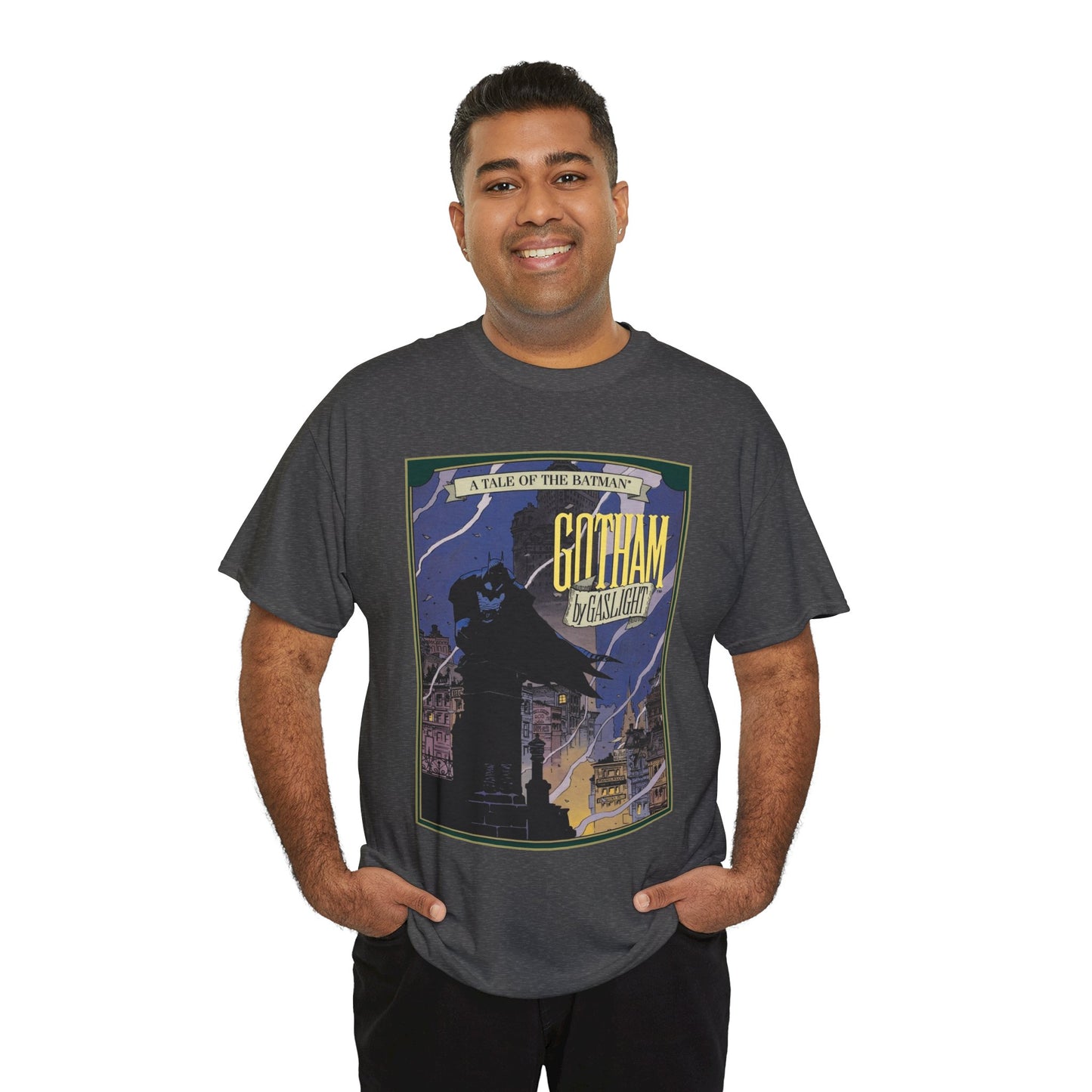 Batman: Gotham by Gaslight T-Shirt - Mike Mignola Art - 19th Century Jack the Ripper Story - Elseworlds - DC Comics