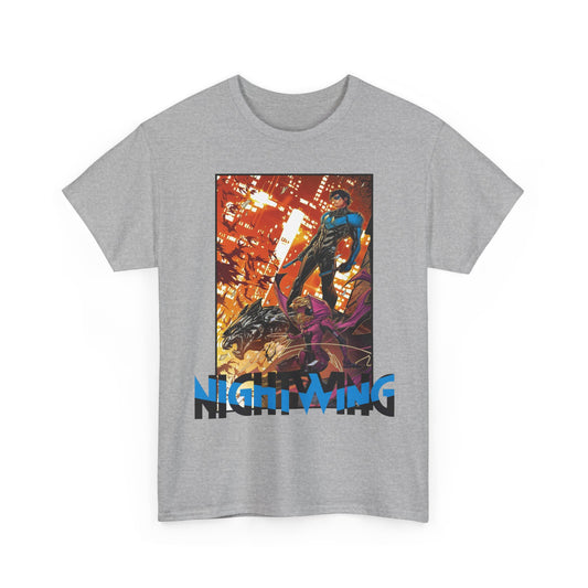 Nightwing & Spoiler T-Shirt - Jonboy Meyers Art - Gotham City & Bludhaven - DC Comics