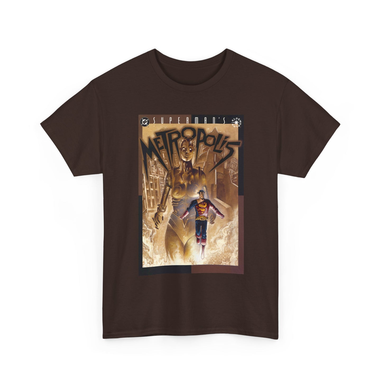 Superman's Metropolis T-Shirt - Ted McKeever Art - Elseworlds Art Based on Fritz Lang's Movie - DC Comics