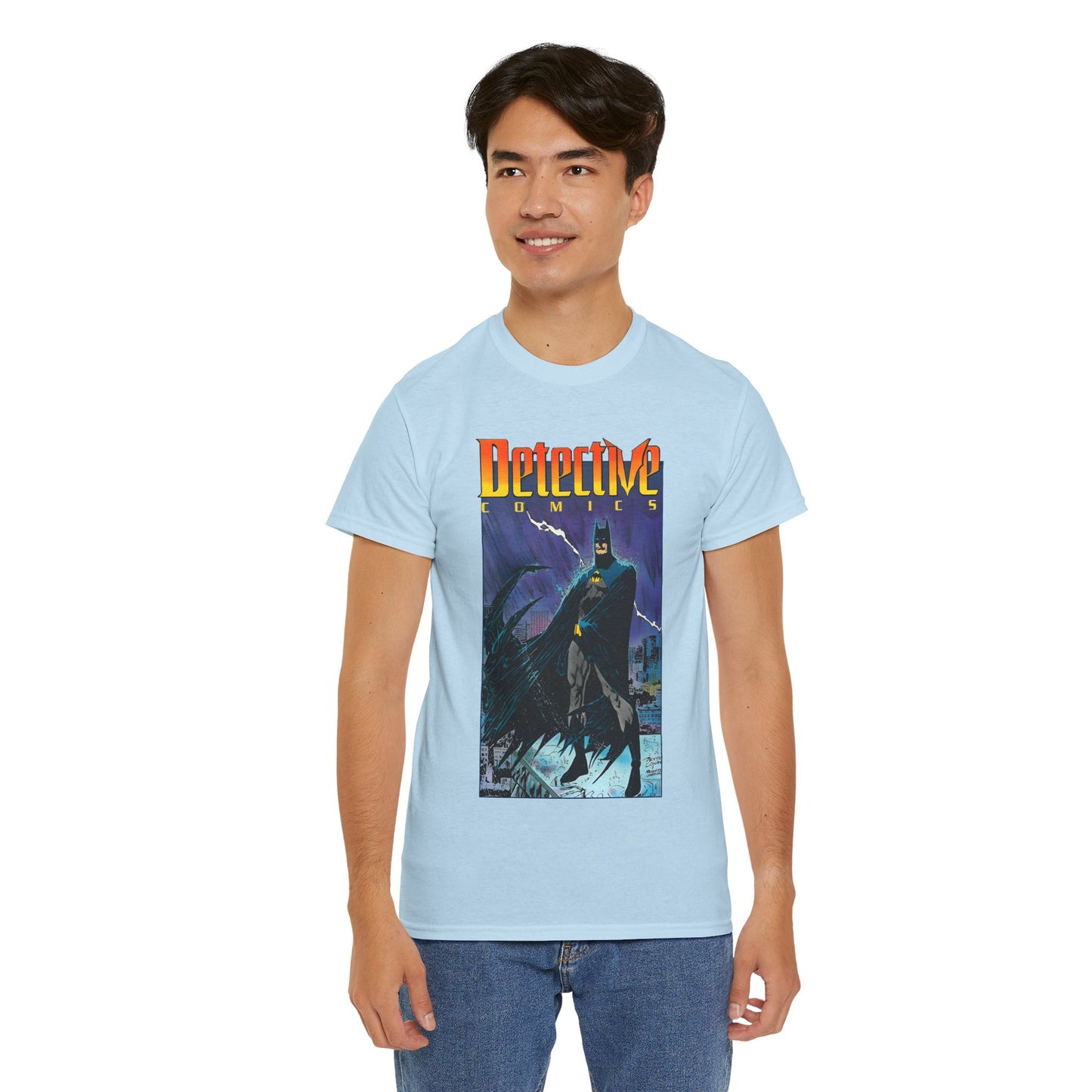 Detective Comics T-Shirt - #600 Cover Denys Cowan Art - Gotham City, Dark Knight, Batman - DC Comics
