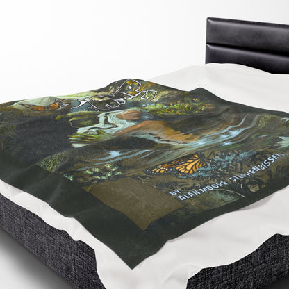 Swamp Thing Velveteen Plush Blanket 60x80" - John Totleben Art - Swamp Thing & Abby - DC Comics/Vertigo Comics Cover Art