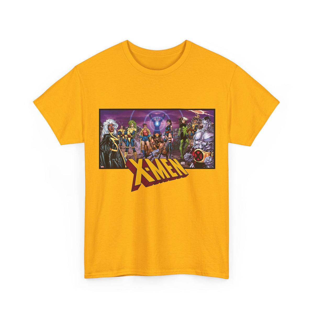 X-Men T-Shirt - Jim Lee Art - Wolverine, Storm, Colossus, Psylocke, Rogue, Forge - Marvel Comics