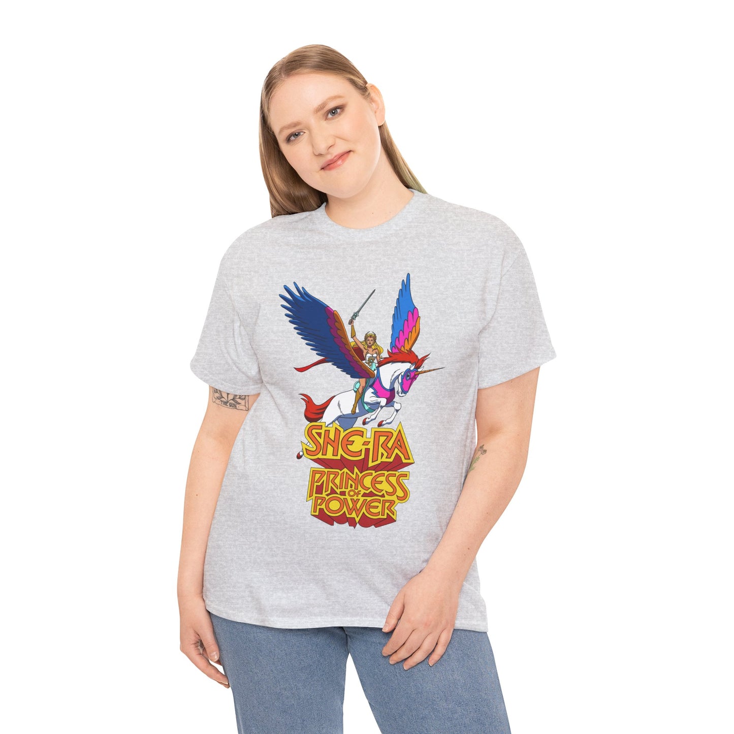 She-Ra & Swiftwind T-Shirt - Adora, Princess of Power, POP - Beloved Filmation Cartoon from the 1980s - He-Man Connection - Etheria - Fighting Hordak and the Evil Horde