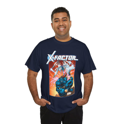 X-Factor T-Shirt - Whilce Portacio Art - Cyclops, Jean Grey, Iceman, Arcangel, Beast - X-Men Founding Members - Marvel Comics