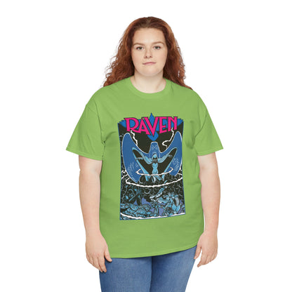Raven T-Shirt - George Perez Art - New Teen Titans, Trigon - DC Comics