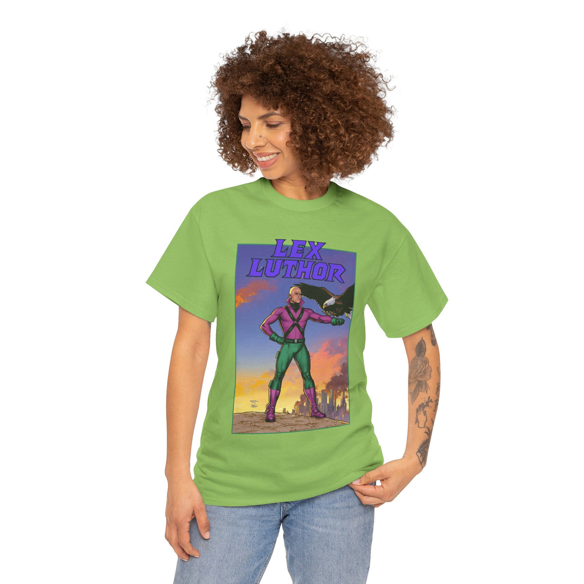 Lex Luthor T-Shirt - Ryan Sook Art - Superman Foe - DC Comics