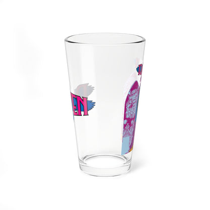 Raven Pint Glass, 16oz - George Perez Art - DC Comics - New Teen Titans - Daughter of Trigon