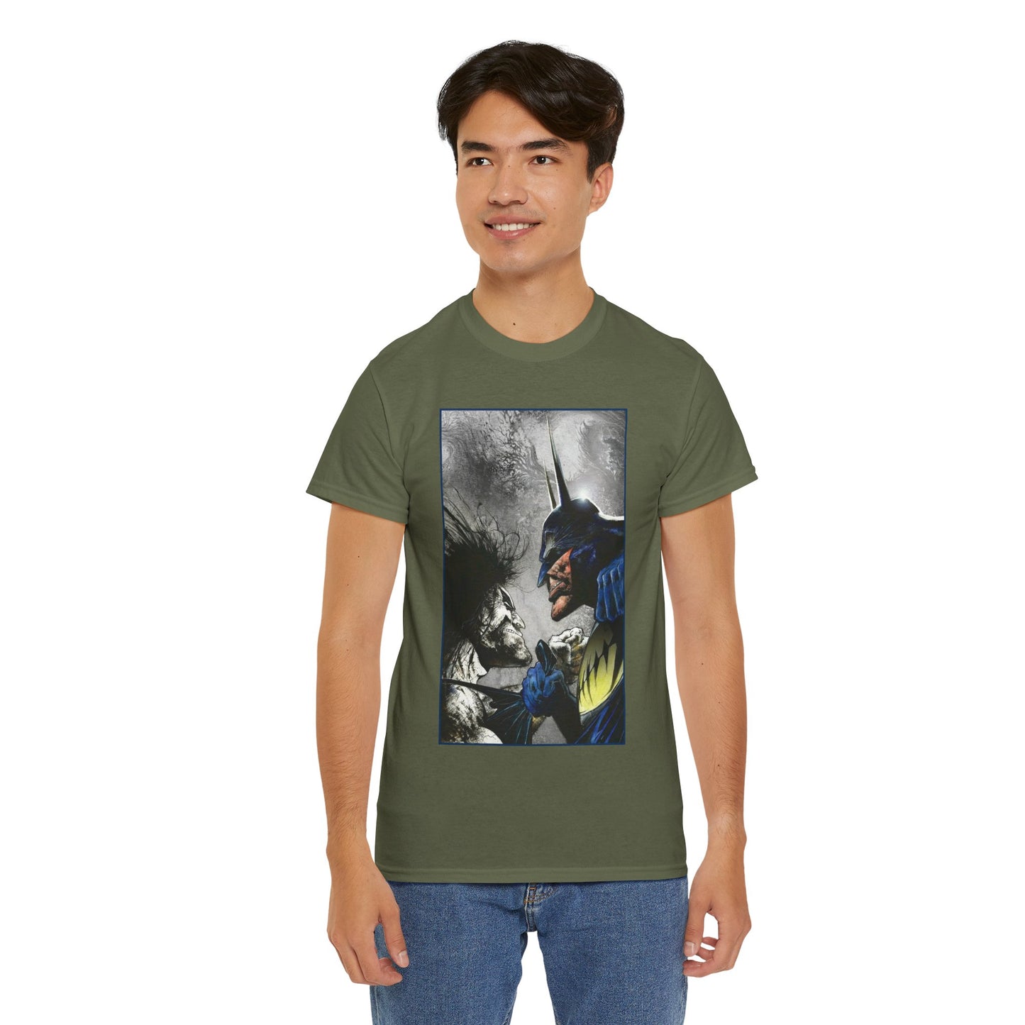 Batman Vs Lobo T-Shirt - Sam Keith Art - DC Comics