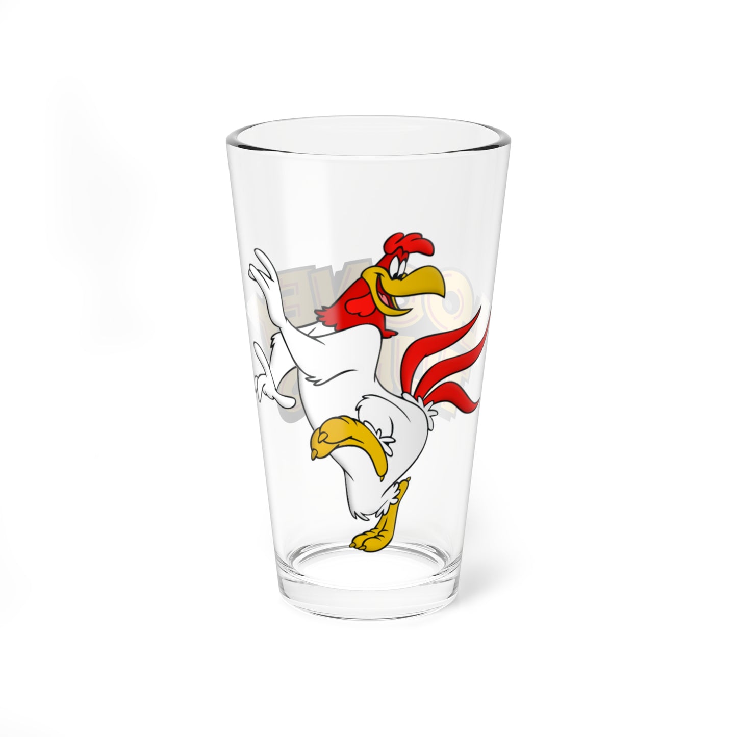 Foghorn Leghorn Pint Glass, 16oz - Looney Tunes - Merrie Melodies - Beloved Cartoon Icon