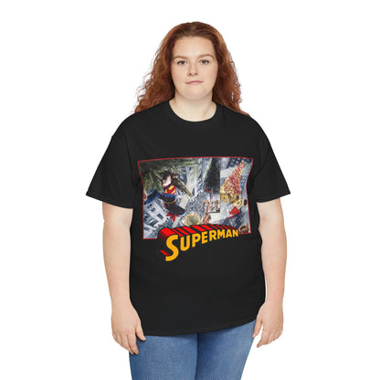 Superman Christmas Tree T-Shirt - Alex Ross Art - DC Comics