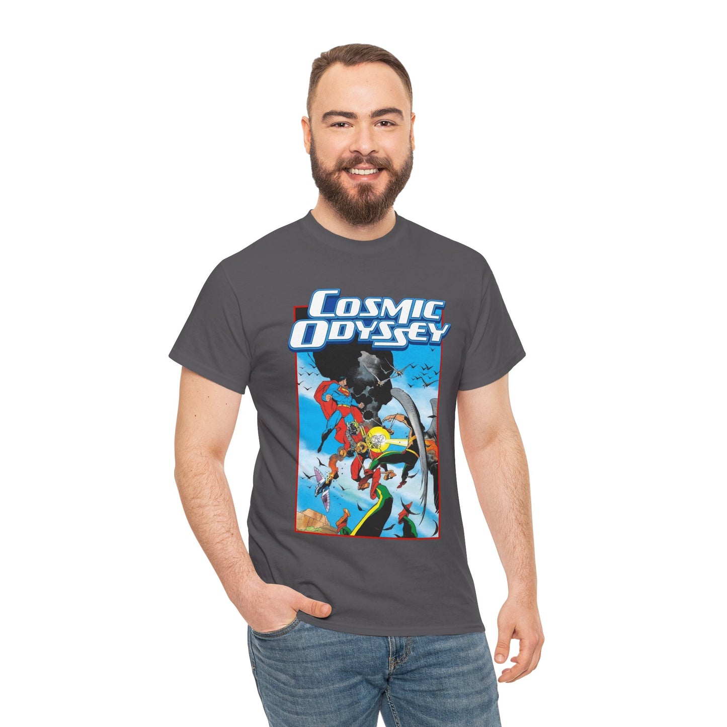Cosmic Odyssey T-Shirt - Mike Mignola Art - Superman, Orion - DC Comics