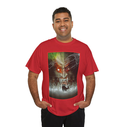 Batman: Arkham Asylum T-Shirt - Dave McKean Art - From the Grant Morrison Graphic Novel - DC Comics - Dark Knight Detective