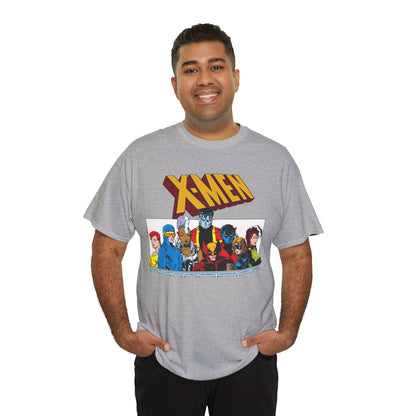 X-Men T-Shirt - Arthur Adams Art - Cyclops, Nightcrawler, Storm, Wolverine, Shadowcat, Phoenix (Rachel Summers), Colossus, Rogue - Marvel Comics