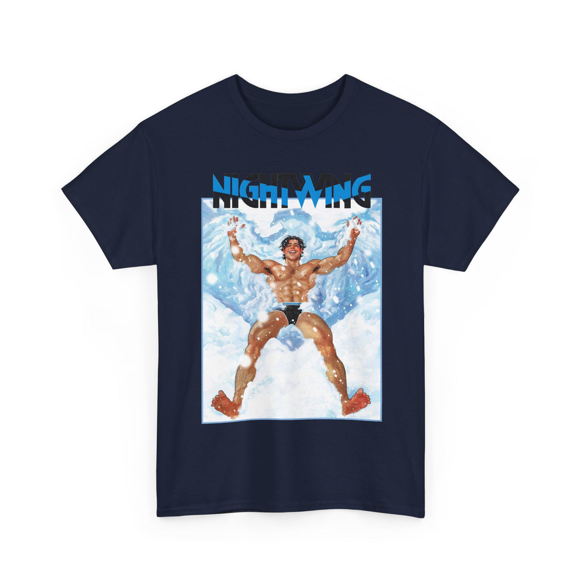 Nightwing T-Shirt - Nick Robles Art - Dick Grayson in the Snow - #111 Cover Art - DC Comics