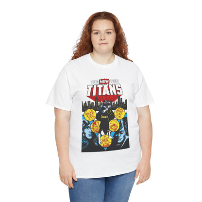 New Teen Titans T-Shirt - George Perez Art - Vigilante, Robin, Wonder Girl - Annual #2 Cover Art - DC Comics
