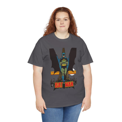 Batman T-Shirt - George Perez Art - JLA 80s Postcard Set - DC Comics - Gotham City - Justice League of America Member