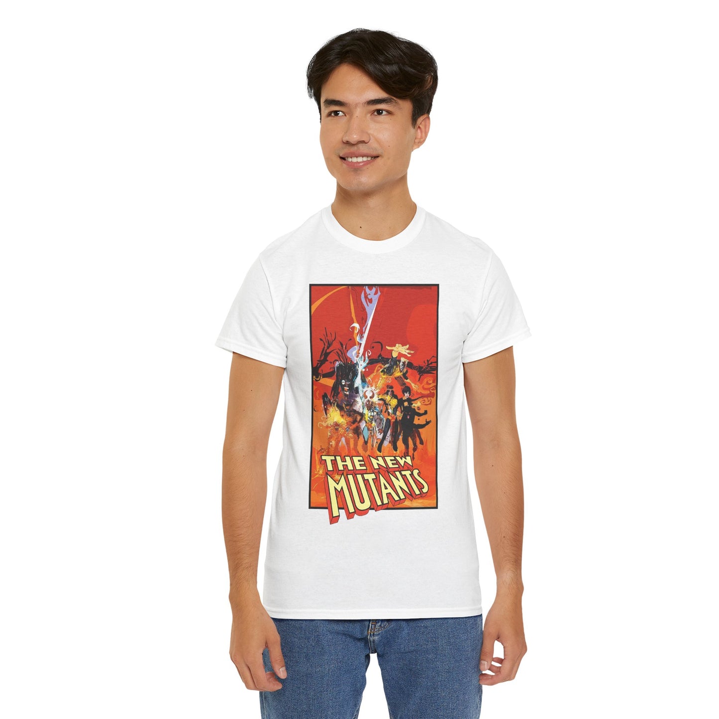 New Mutants T-Shirt - Bill Sienkiewicz Art - Marvel Comics - Magik, Warlock, Cannonball, Wolsbane, Sunspot