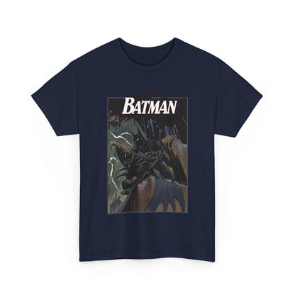 Batman T-Shirt - Norm Breyfogle Art - 1990s Dark Knight Detective - Gotham City - Perched on A Gargoyle - DC Comics