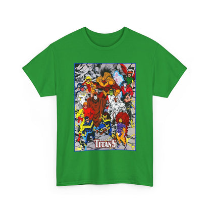 New Titans T-Shirt - Tom Grummett Art - Nightwing, Pantha, Phantasm, Wildebeest, Red Star, Troia - DC Comics