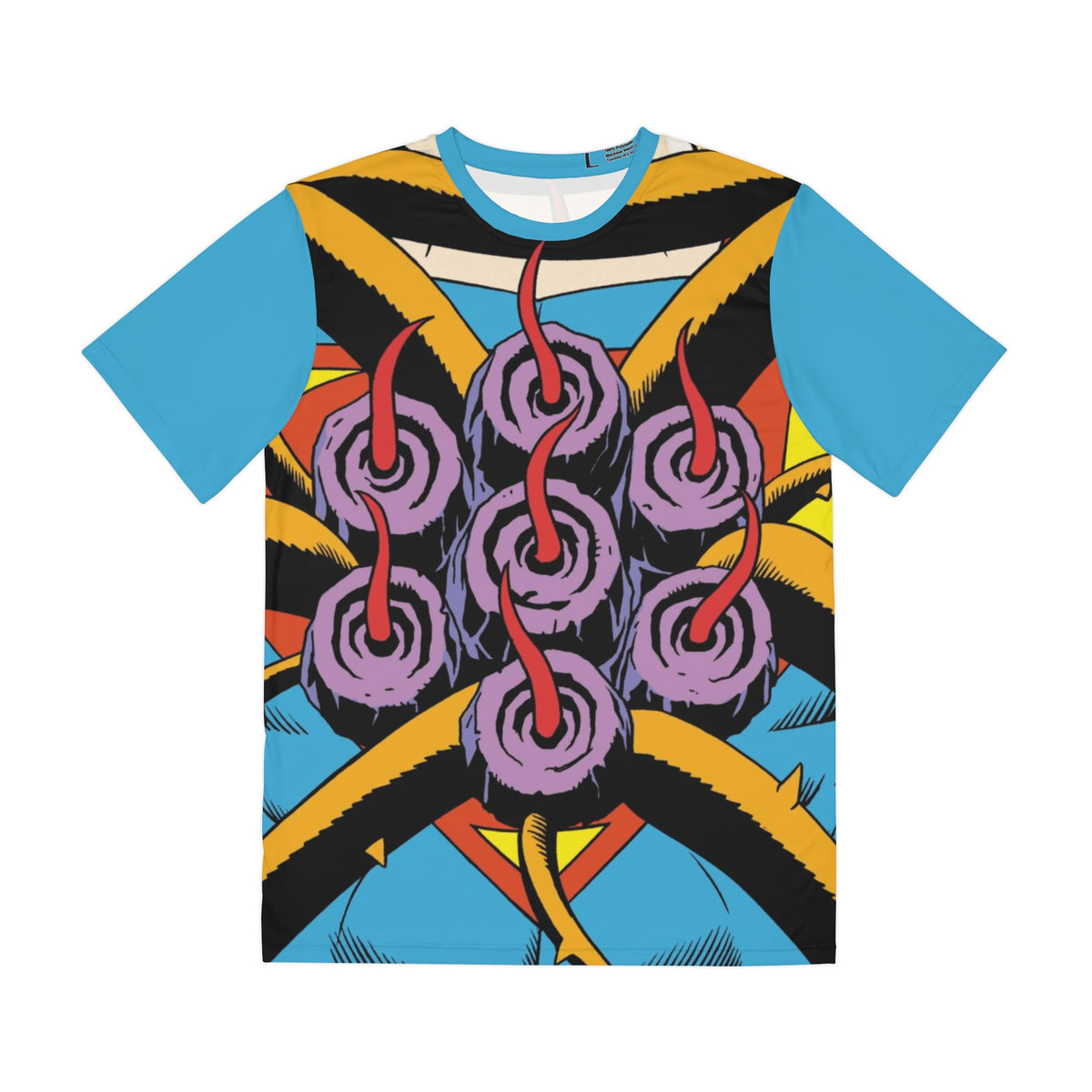 Superman Black Mercy All-Over Print Tee (Polyester) - DC Comics (IMPROVED PLACEMENT AND PRINTING TECHNIQUES)