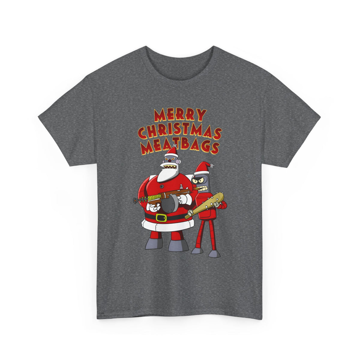 Robot Santa Claus & Bender Futurama Christmas T-Shirt