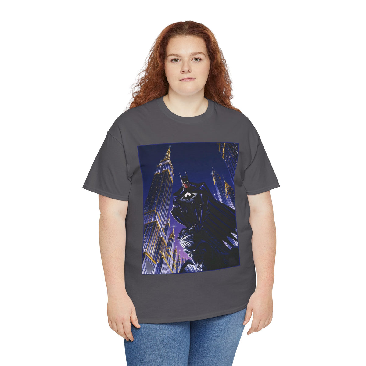 Batman T-Shirt -  Animated Series Art - Gotham City Gargoyle - DC Comics