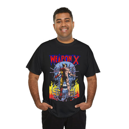 Weapon X T-Shirt - Barry Windsor-Smith Art - Wolverine Origin Story Before He Joined the X-Men - Logan, Mutant Leader - Marvel Comics