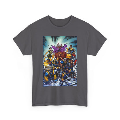 X-Men Revolution T-Shirt - Arthur Adams Art - Jean Grey, Storm, Wolverine, Cable, Rogue, Beast, Colossus, Gambit, Nightcrawler, Psylocke, Thunderbird III - Marvel Comics