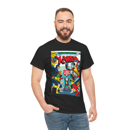 X-Men #100 T-Shirt - Dave Cockrum Art - Cyclops, Colossus, Wolverine, Storm, Jean Grey, Iceman - Marvel Comics
