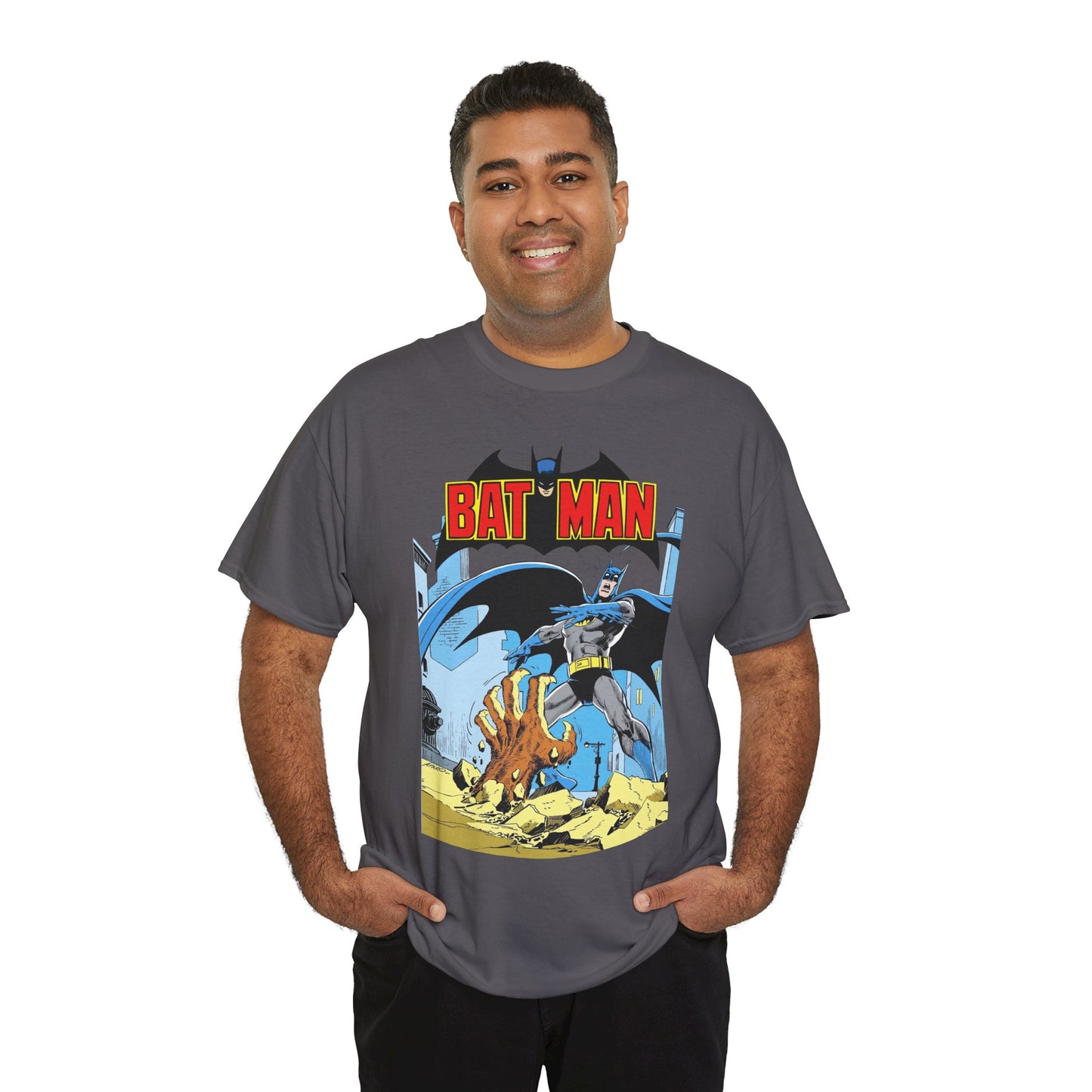 Batman T-Shirt - Jim Aparo Art - Bronze Age Art - Vs the Mole - DC Comics