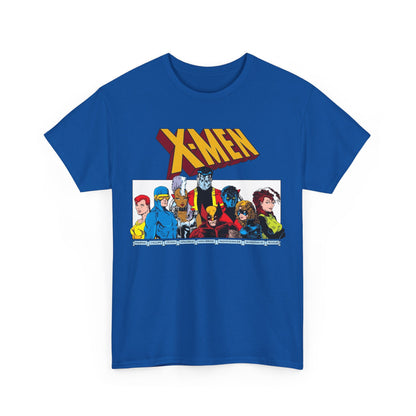X-Men T-Shirt - Arthur Adams Art - Cyclops, Nightcrawler, Storm, Wolverine, Shadowcat, Phoenix (Rachel Summers), Colossus, Rogue - Marvel Comics