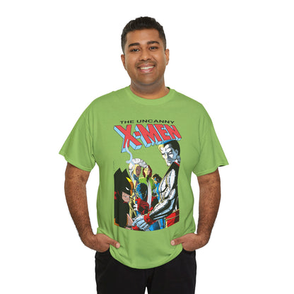 Uncanny X-Men T-Shirt - John Romita Jr Art - Storm, Wolverine, Rogue, Nightcrawler, Colossus, Shadowcat - Mutant Massacre - Marvel Comics