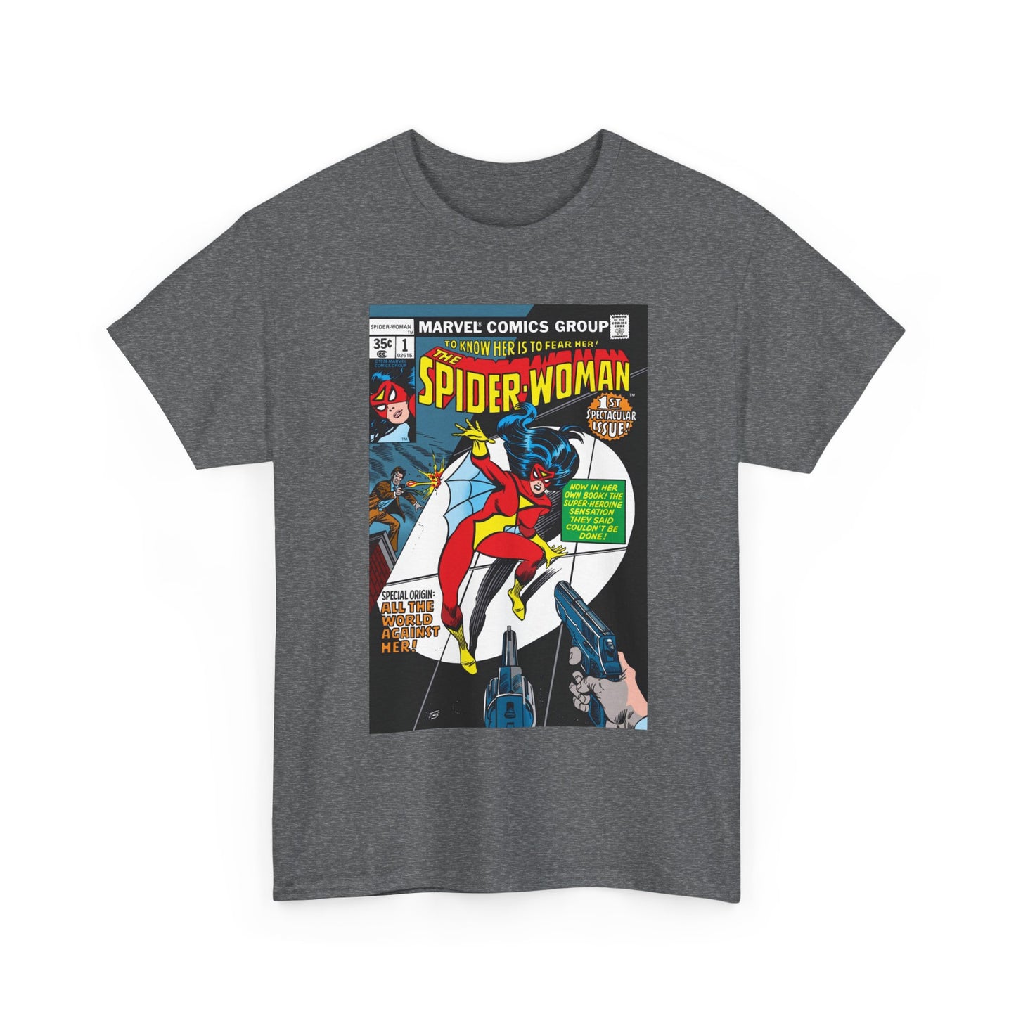 Spider-Woman T-Shirt - 1978 Marvel Comics - #1 Cover Art - Jessica Drew