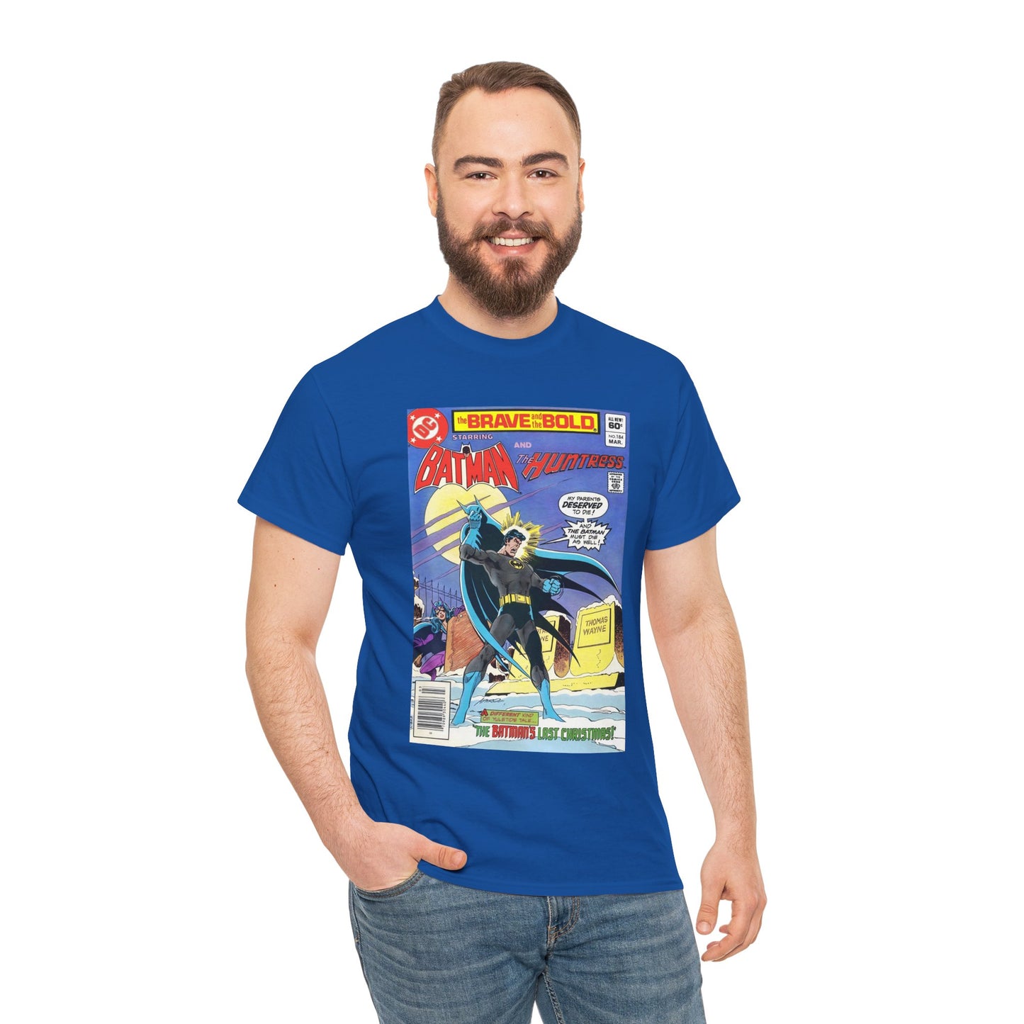Brave & the Bold #184 T-Shirt - Batman & Earth-2 Huntress - DC Comics