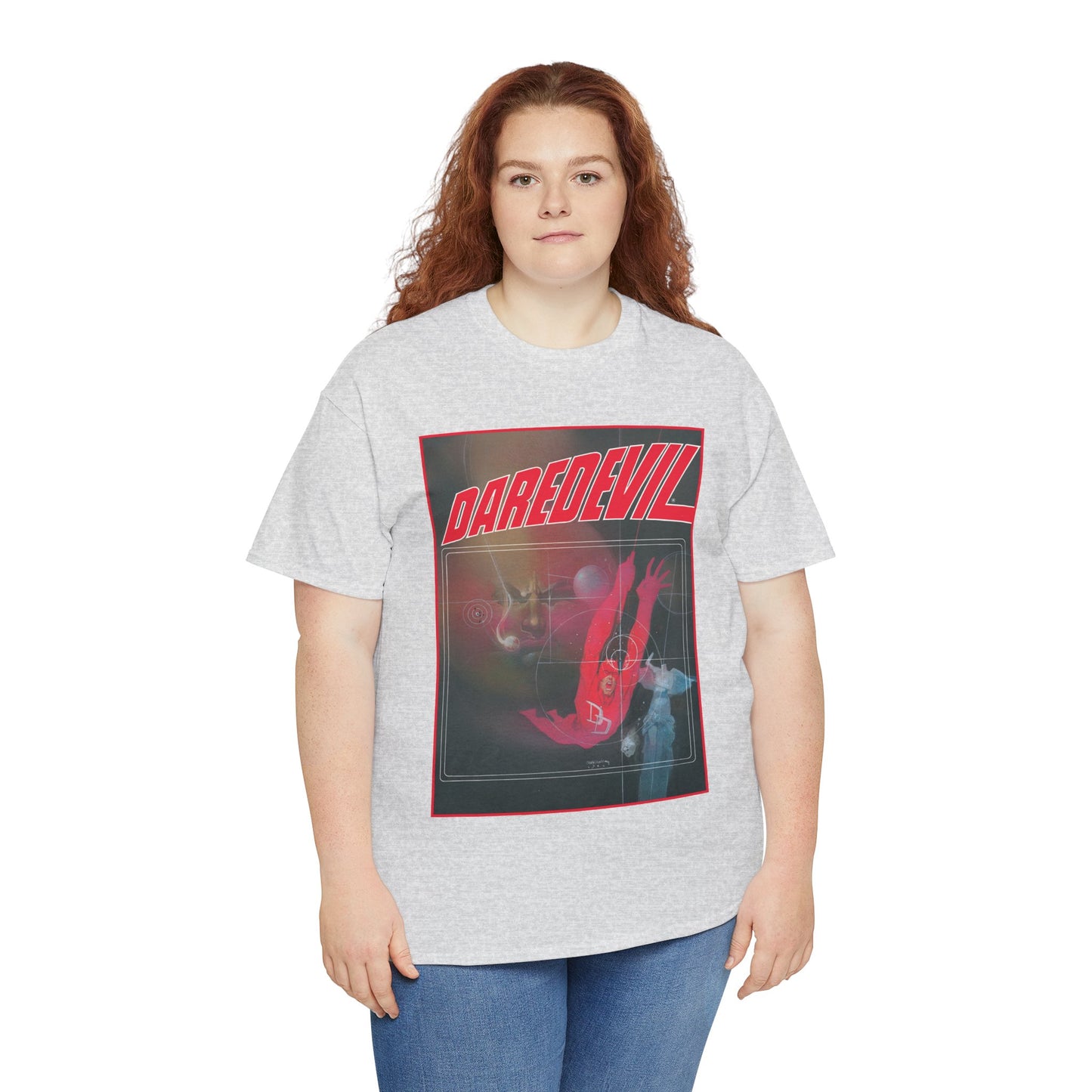 Daredevil T-Shirt - Bill Sienkiewicz Art - Marvel Graphic Novel Love & War - Vs Kingpin - Frank Miller Story