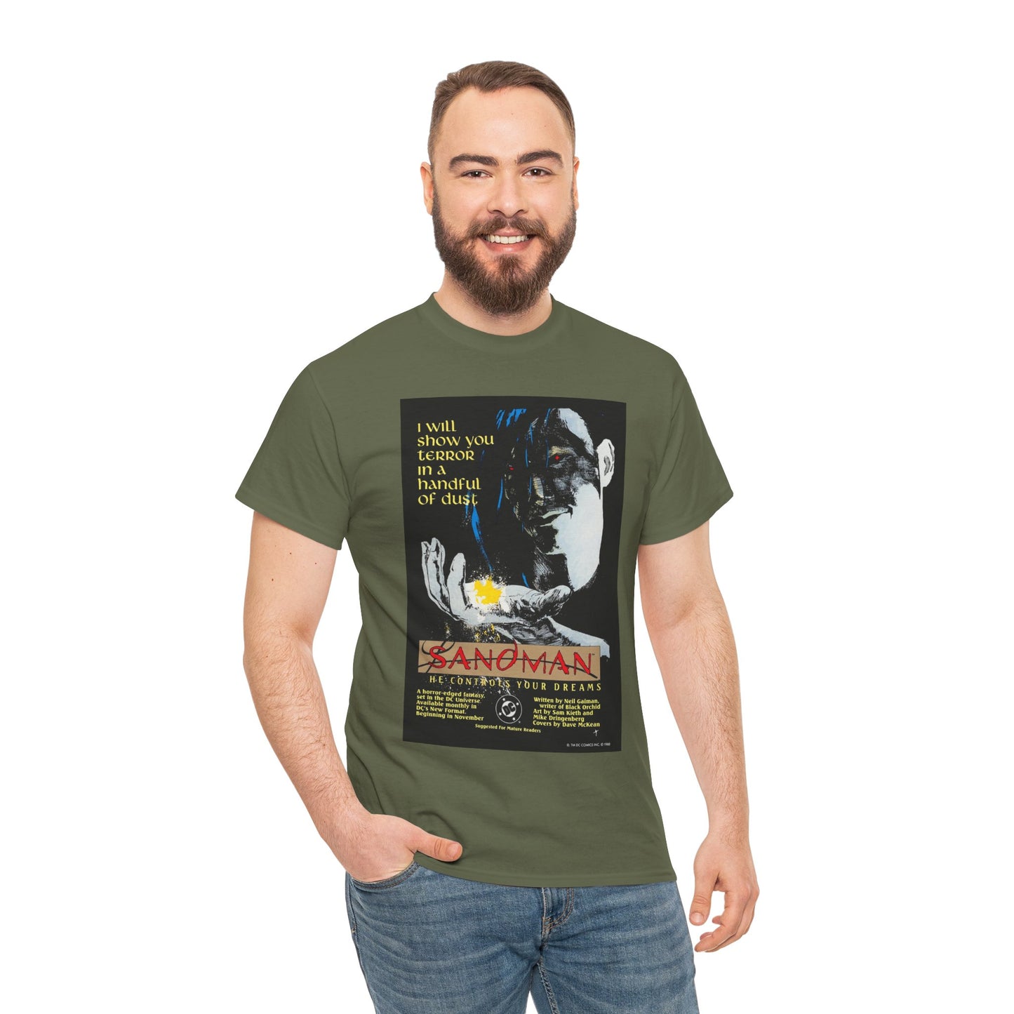 Sandman Ad T-Shirt - 1988 DC/Vertigo Comics