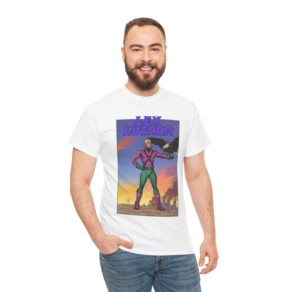Lex Luthor T-Shirt - Ryan Sook Art - Superman Foe - DC Comics