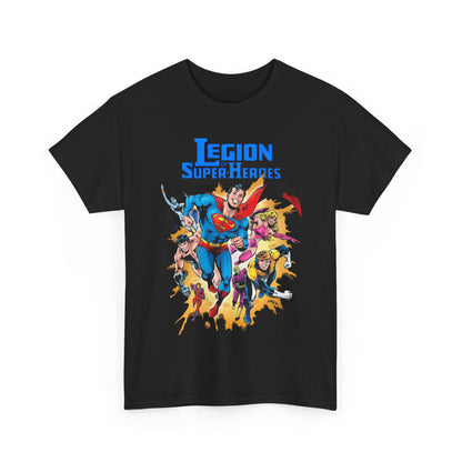 Superboy & Legion of Super-Heroes T-Shirt - Joe Staton Art - DC Comics