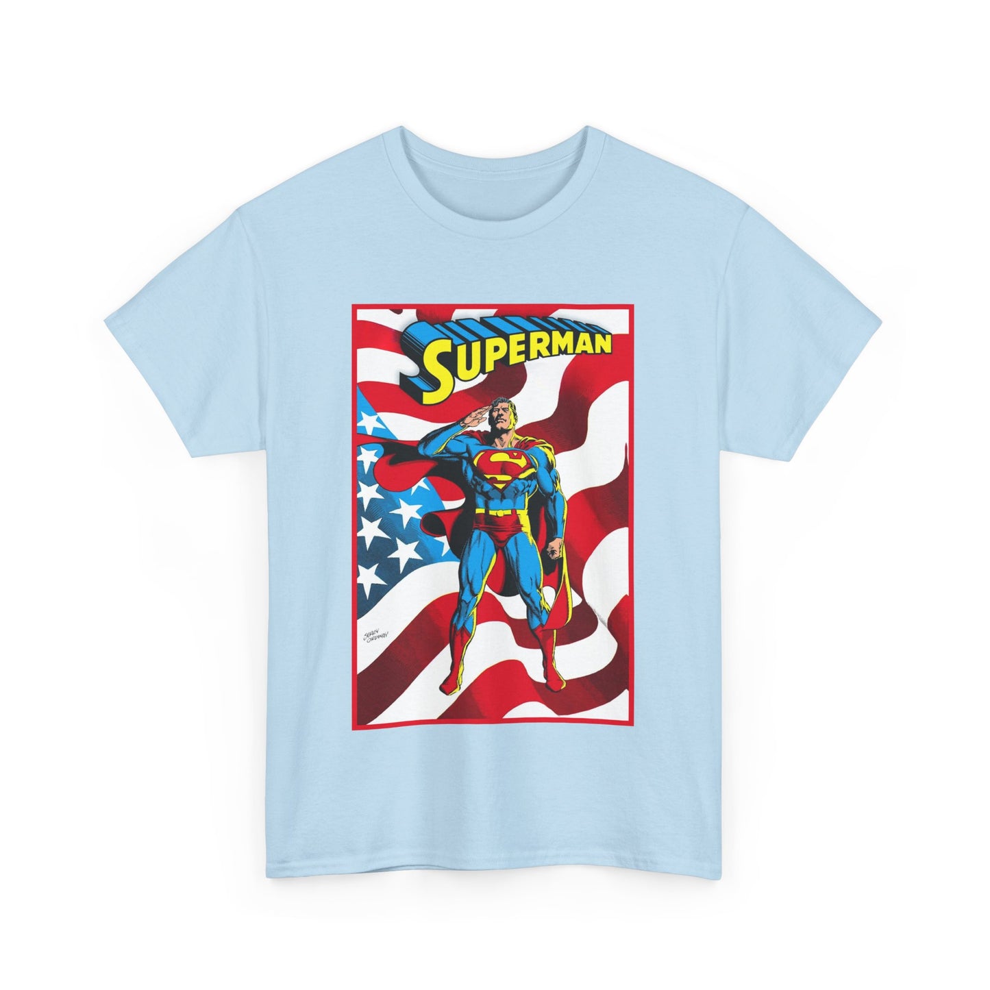 Superman T-Shirt - Jerry Ordway Art - Man of Steel, Metropolis - DC Comics