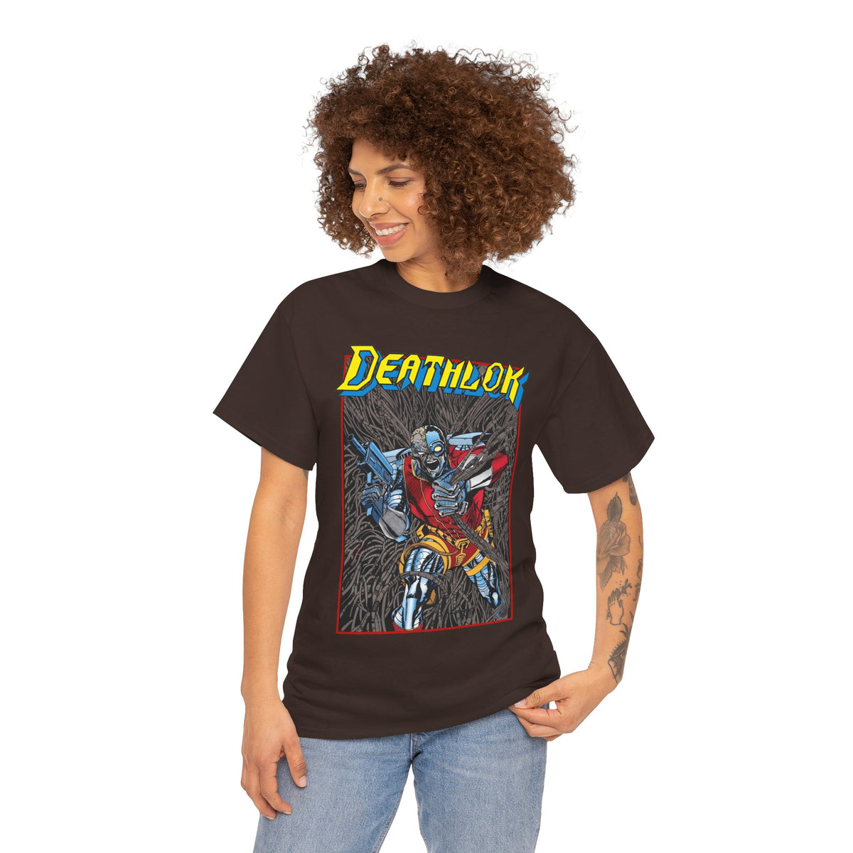 Deathlok T-Shirt - Denys Cowan Art - #1 Cover Art (1991) - Marvel Comics