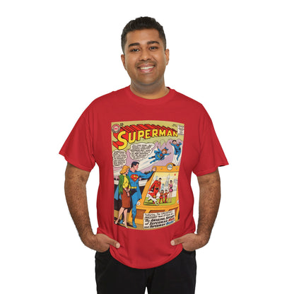 Superman #162 T-Shirt - Superman Blue & Red - Classic Silver Age Imaginary Story - DC Comics