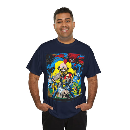 X-Factor T-Shirt - Joe Quesada Art - Havok, Polaris, Strong Guy, Jamie Madrox, Quicksilver - Mutant Team - Marvel Comics