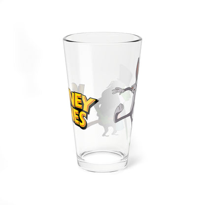Bugs Bunny Jekyll Hyde Pint Glass 16oz Looney Tunes Dr Jekyll Mr. Hyde Cartoon Glassware Halloween Barware Vintage Retro Nostalgia Fan Gift