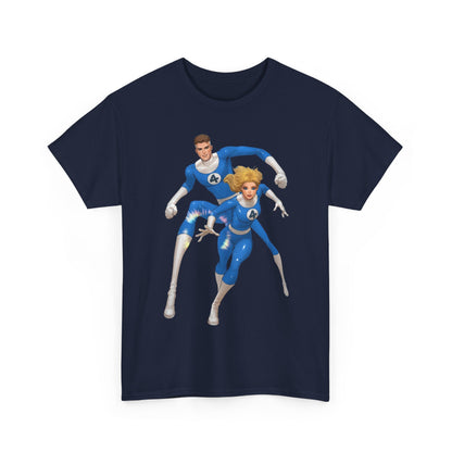 Mr. Fantastic & Invisible Woman T-Shirt - David Nakayama Art - Fantastic Four - Marvel Comics